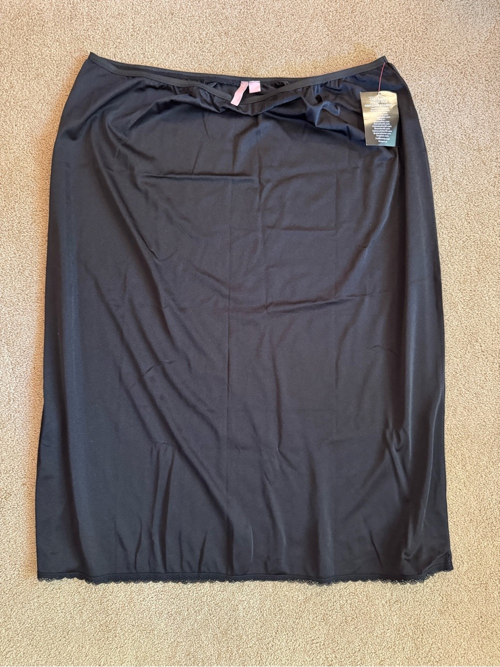 NWT Women’s Plus Size Comfort Choice Black Slip